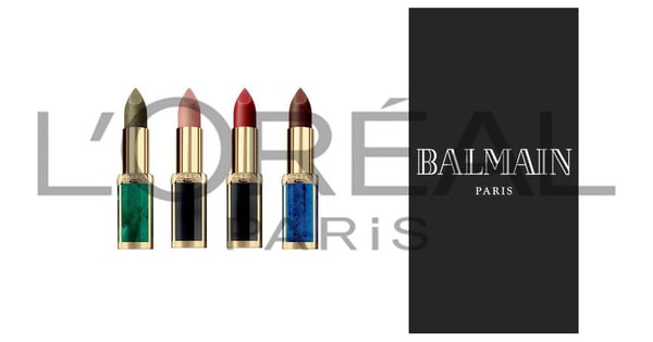 一次過滿足12個咀唇！法國奢華品牌Balmain與L'Oreal限量聯乘12色唇膏套裝