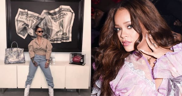 光做歌手還不夠，殺入時尚、美妝界的Rihanna私著同樣酷到家！