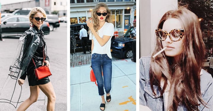 新年新開始！2018令自己看來仍然站在潮流尖端的單品(二)：Cat Eye Sunglasses