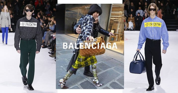 電話為我Play吧！在BALENCIAGA今季秋冬女裝上的電話號碼真的能打出嗎？