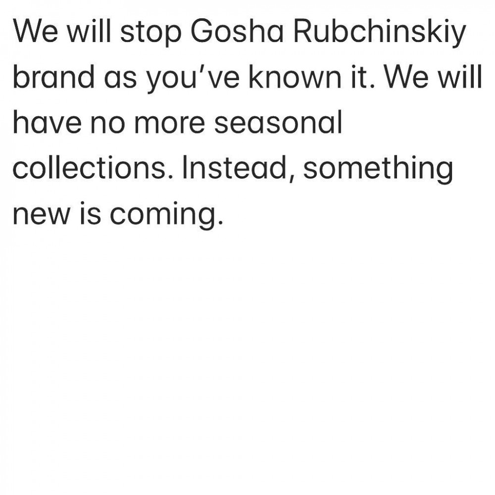 Instagram @gosharubchinskiy