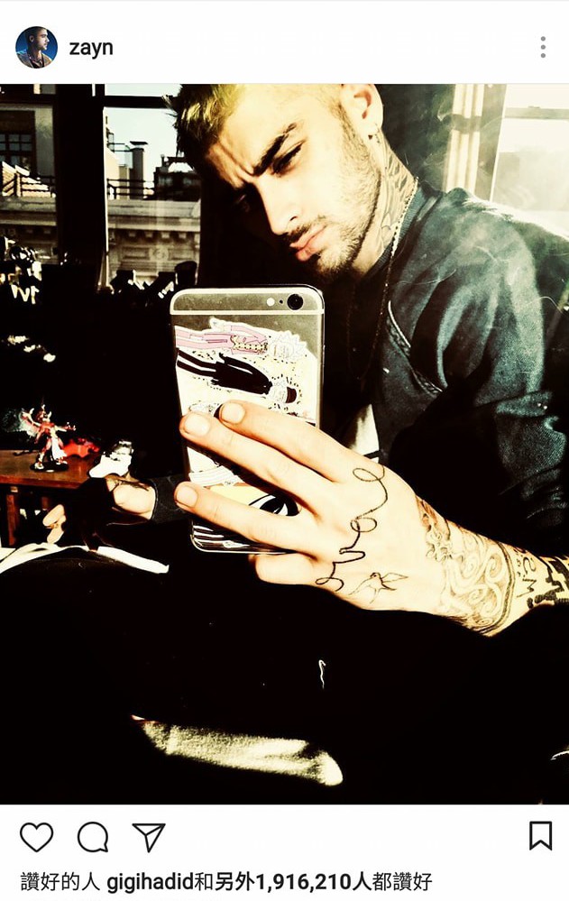 Instagram @zayn