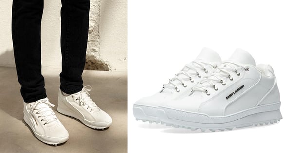 Saint Laurent拒絕花巧,以簡約的小白鞋挑戰Dad Shoes浪潮!