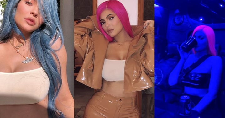 「就算是黑暗處也滅不掉我的魅力」Kylie Jenner 在48小時內兩度出現奪目髮色光彩！