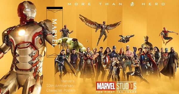 看完復仇者依然意猶未盡？來看看 Marvel 最新10週年人物海報！