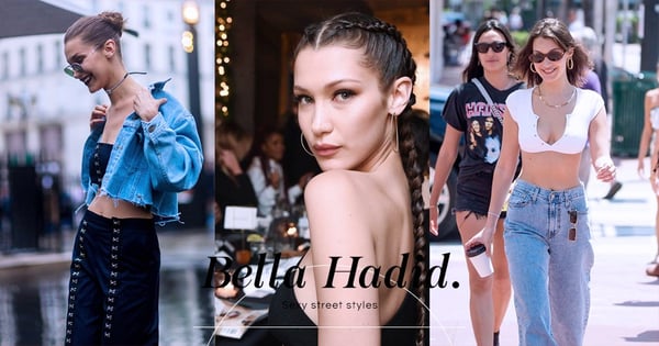 「這果然是名模的身材」Bella Hadid 經常以性感造型在紐約市出現!