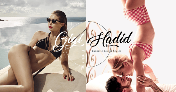 復古高衩泳衣成大熱:每個女孩都應嘗試一下 Gigi Hadid 最喜歡的比基尼款式!