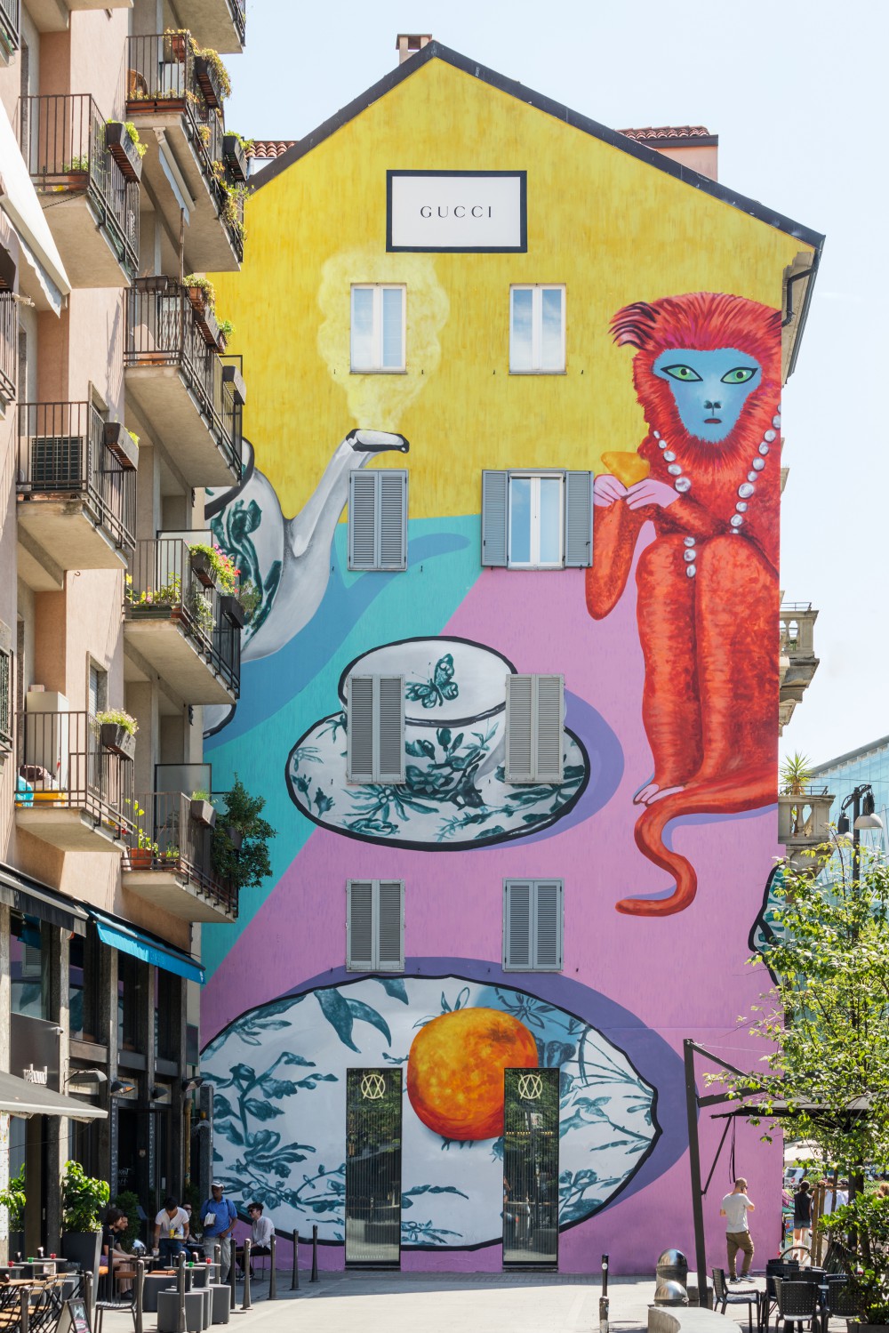 Gucci Décor插畫點綴各地藝術牆，錯過就沒有了！