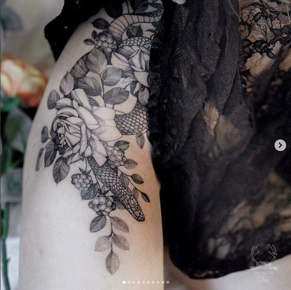 Instagram @zihwa_tattooer