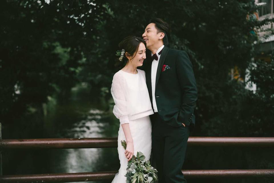 氣質女神嫁了!柯佳嬿和謝坤達回到定情之地拍攝婚紗照片!
