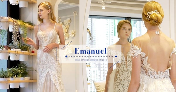 「一生只穿一次的夢幻婚紗」最美魚尾婚紗——以色列著名奢華婚紗品牌Emanuel!