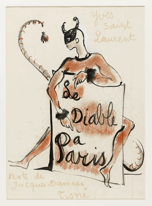 Yves Saint Laurent - Le Diable à Paris © Fabrice Gousset