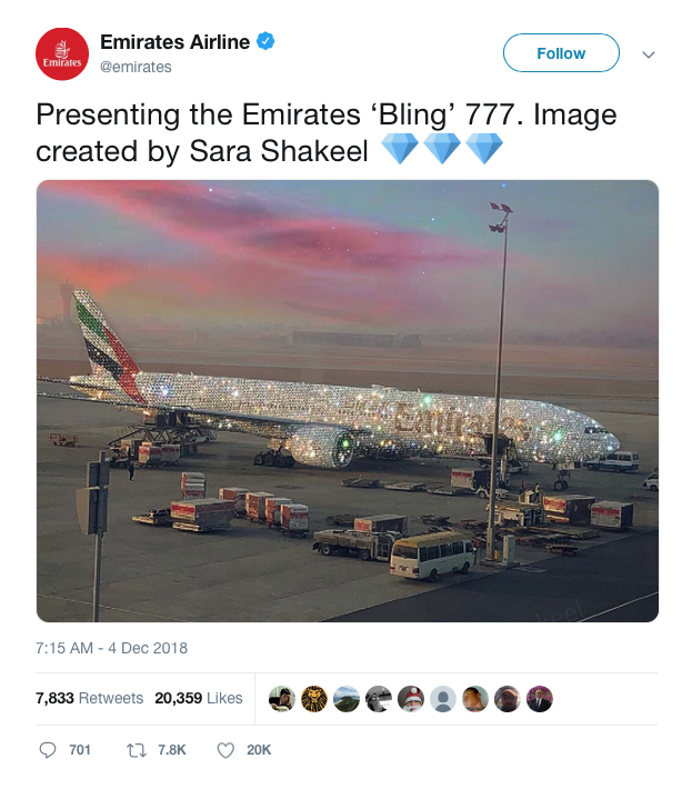 Emirates's Twitter