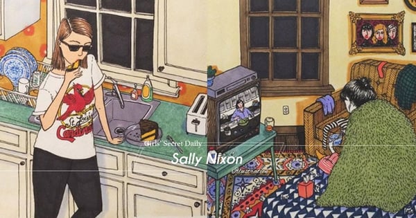 13張插畫揭開我們私下真實的模樣，只有女生之間才看懂的私密日常～