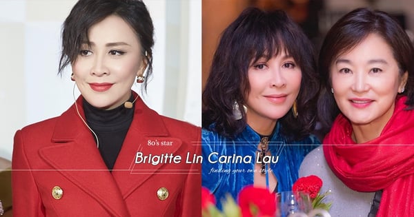 劉嘉玲、林青霞兩女神同場,笑言:青霞是我的偶像!網民激讚,2人各具美態!