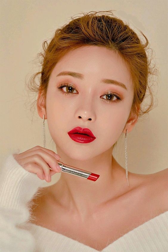 不同臉型適合不同唇色18