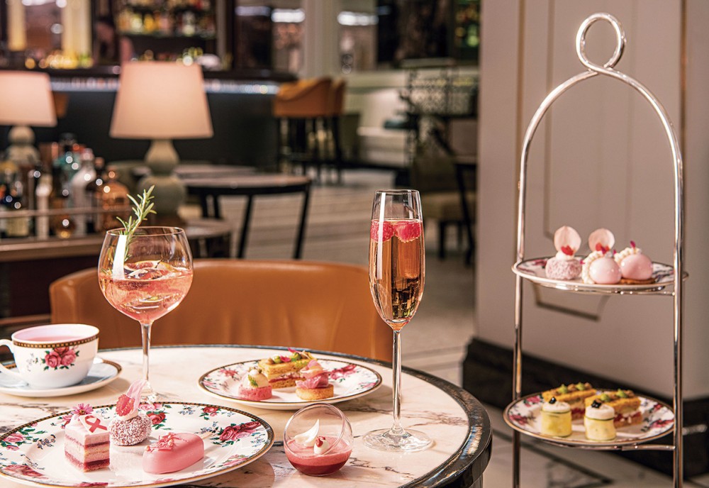 香港朗廷酒店廷廊推出魔幻粉紅下午茶支持乳癌關注月