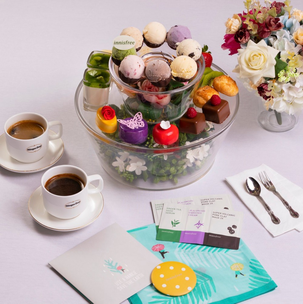 為甜品和雪糕愛好者而設,自選8個雪糕球口味外還包括多款雪糕