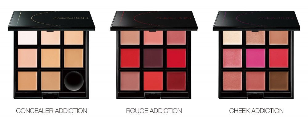 Make-up Artist Compact包括Rouge Addiction,Cheek Addiction,Concealer Addiction