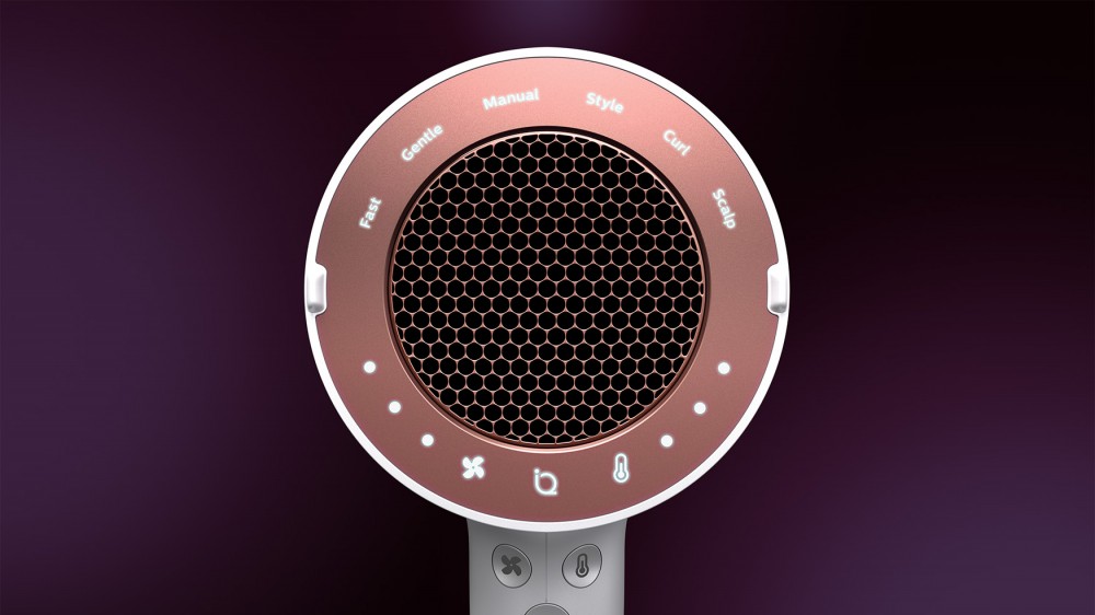 Philips智能感控溫護髮電風筒配備6種智能模式,當中包括速乾柔乾和手動模式