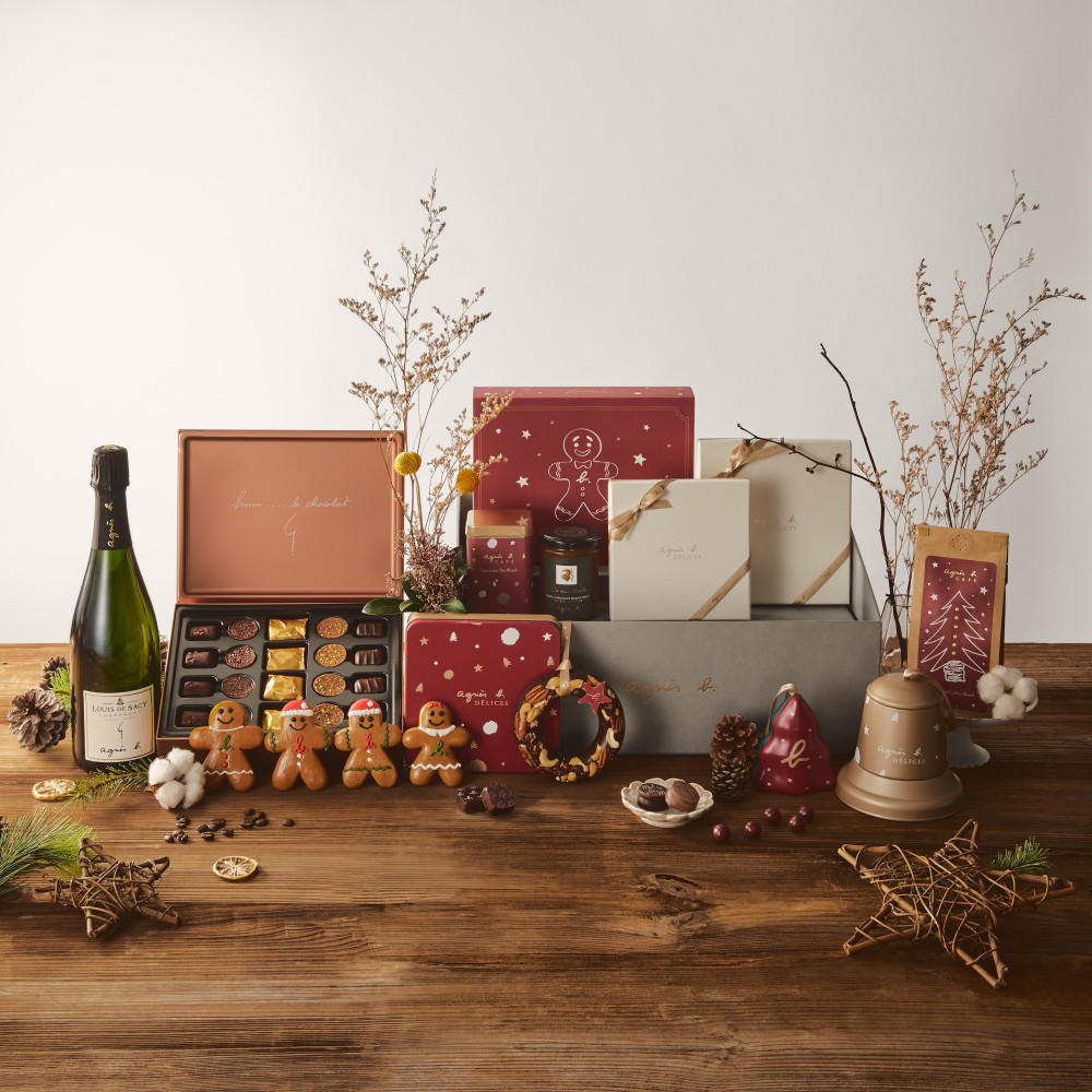 agnès b.的法式浪漫巡禮！品牌特別推出多款窩心的聖誕禮品套裝！