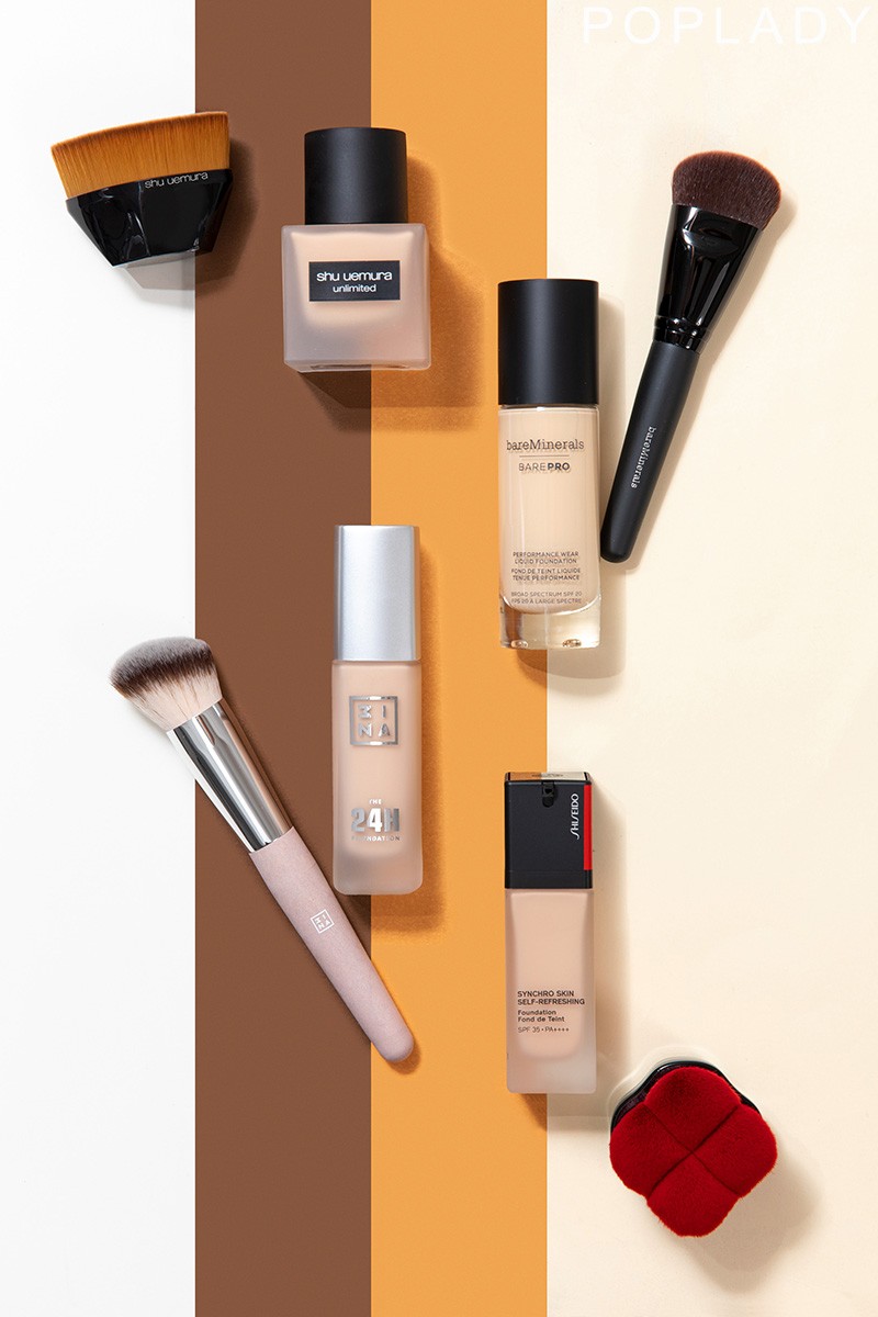 【編輯測試】粉底液應該用手指 還是用粉底掃上妝效果最貼服?