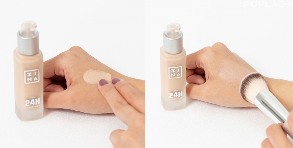 【編輯測試】粉底液應該用手指 還是用粉底掃上妝效果最貼服?