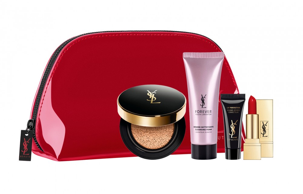 YSL 輕透無重羽毛氣墊粉底套裝