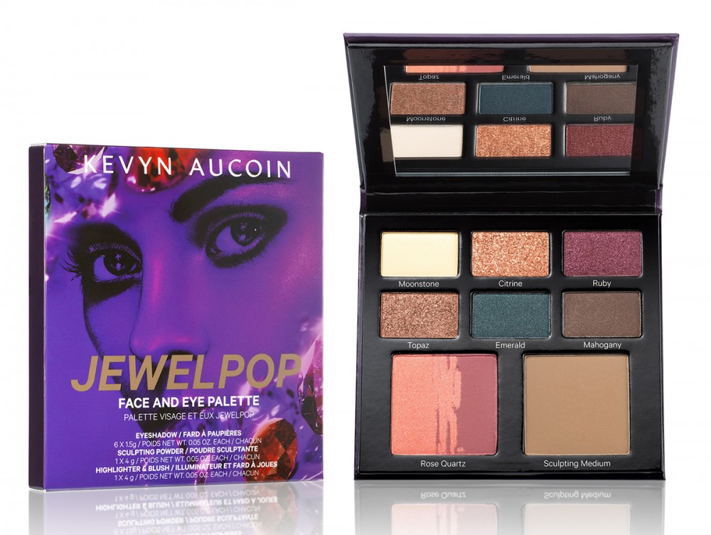 KEVYN AUCOIN 節日限定彩妝盤Jewel Pop Face ad Eye Palette