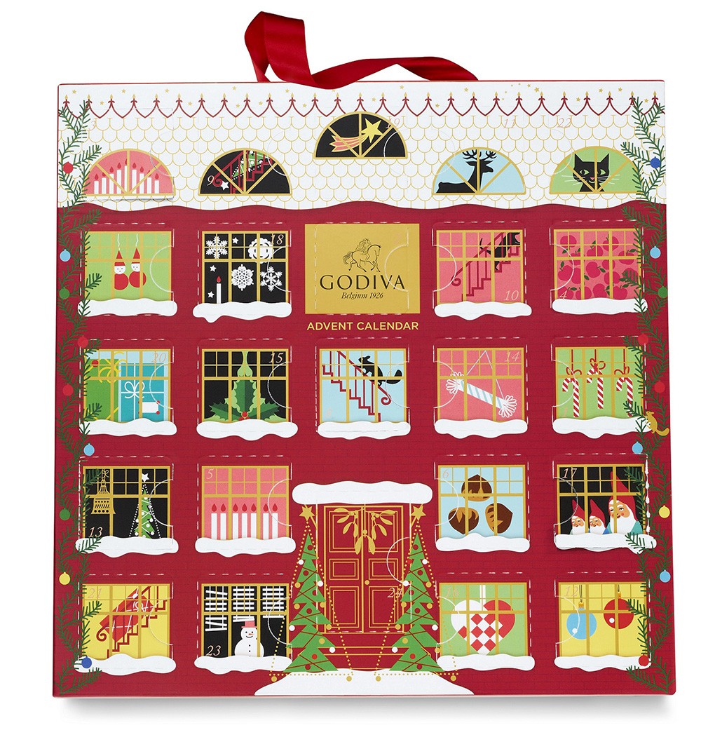 GODIVA 2019聖誕倒數日曆 巧克力禮盒24顆裝