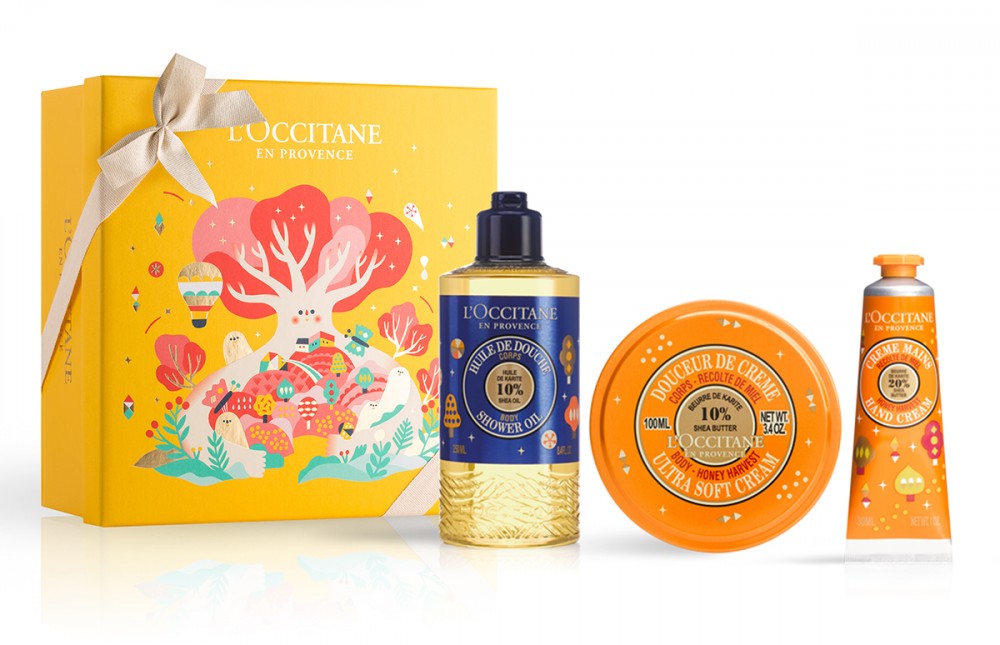 LOCCITANE Shea butter Body Care Set