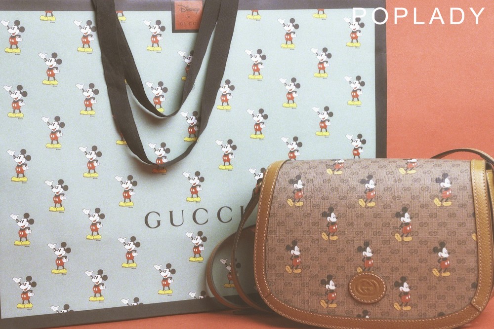 【編輯精選】時尚鼠年不可錯過的Mickey Mouse!Gucci復古的GG Supreme系列!