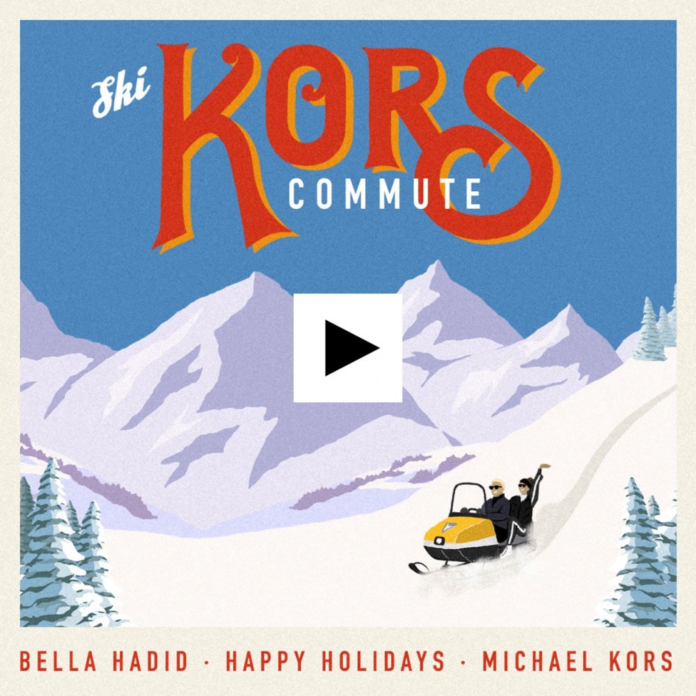 Michael Kors和Bella Hadid的私密之旅!超級模特兒親自演繹華麗精緻的雪地旅行造型!