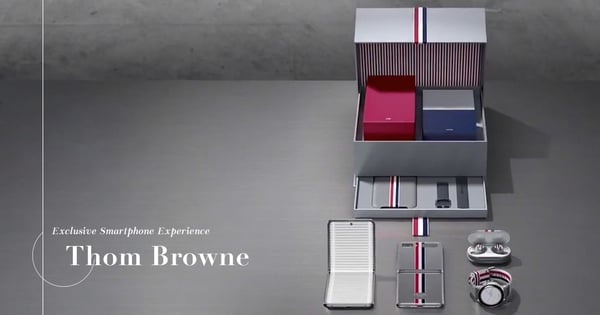 時尚和科技的完美合作！Thom Browne和Samsung攜手帶來限量Galaxy Z Flip系列！