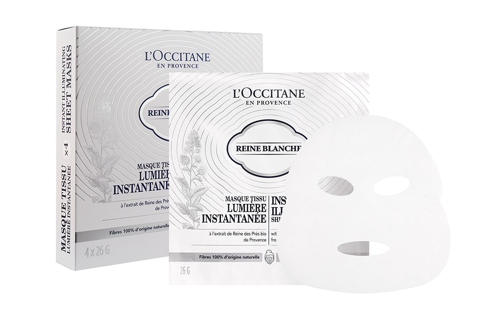 L’OCCITANE Reine Blanche Instant Illuminating Sheet Mask