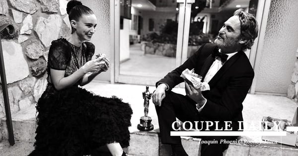 【Joaquin Phoenix與Rooney Mara】不需華麗排場 與你席地而坐已是最浪漫的慶功宴