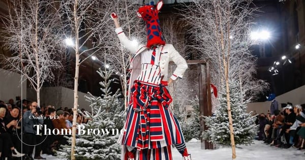 【巴黎時裝週】Thom Browne的諾亞方舟！雌雄莫辨的末日時尚啟示！