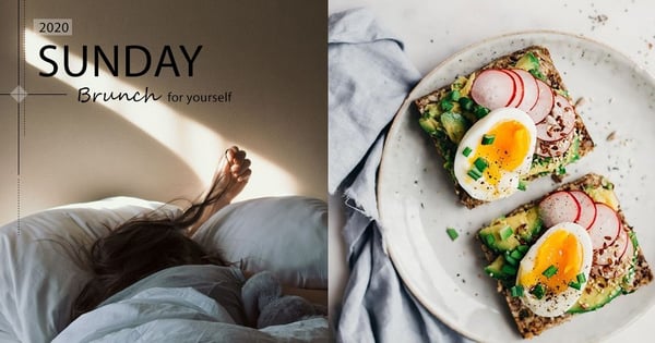 【簡易食譜提案】周日就是補眠日！中午起床來一份自家製早午餐享受假日吧！