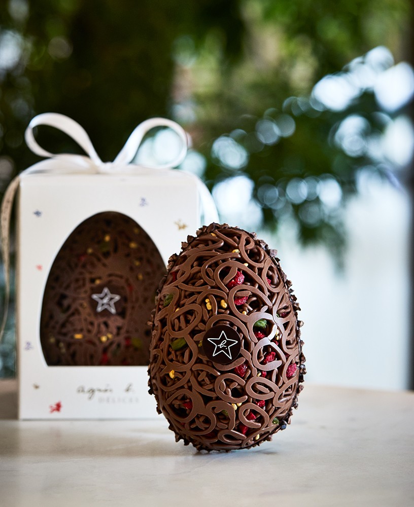 agnès b. DÉLICES Joyeuses Pâques giant chocolate egg朱古力復活蛋