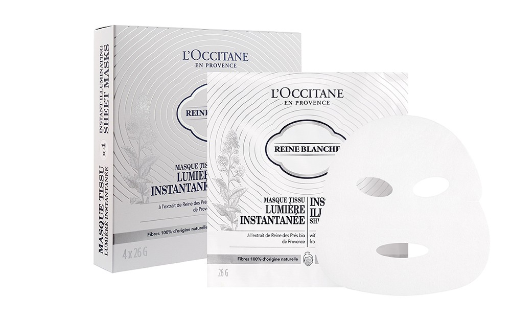 L’OCCITANE Precious Reine Blanche Sheet Mask_