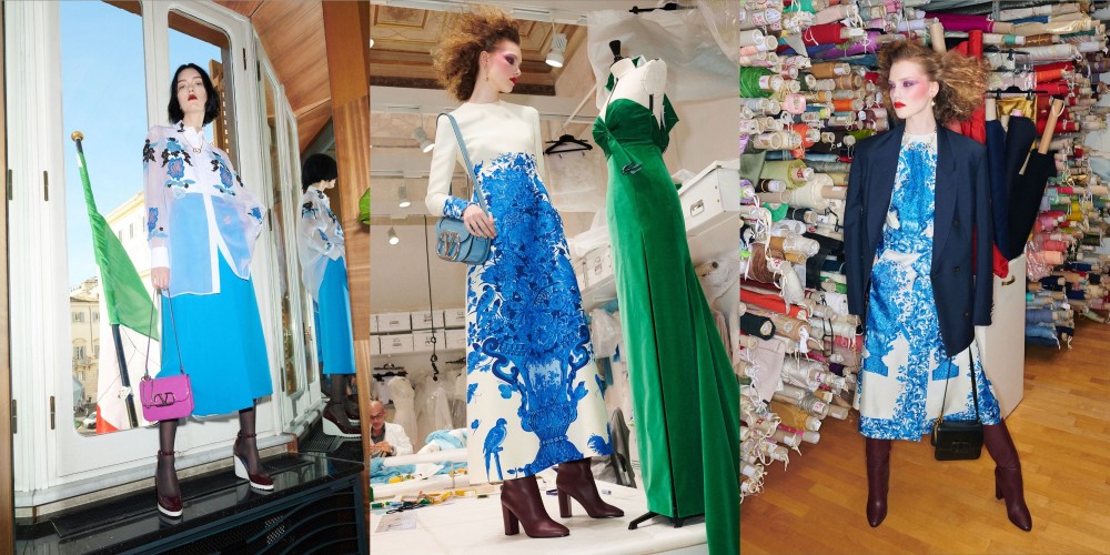 【40+1秦嵐】穿上Valentino藍白洋裝 到底仙氣是怎樣練成的? a