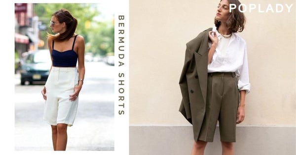 【顯瘦腿長感】百慕達短褲大流行，跟街拍達人穿搭出時尚帥氣！