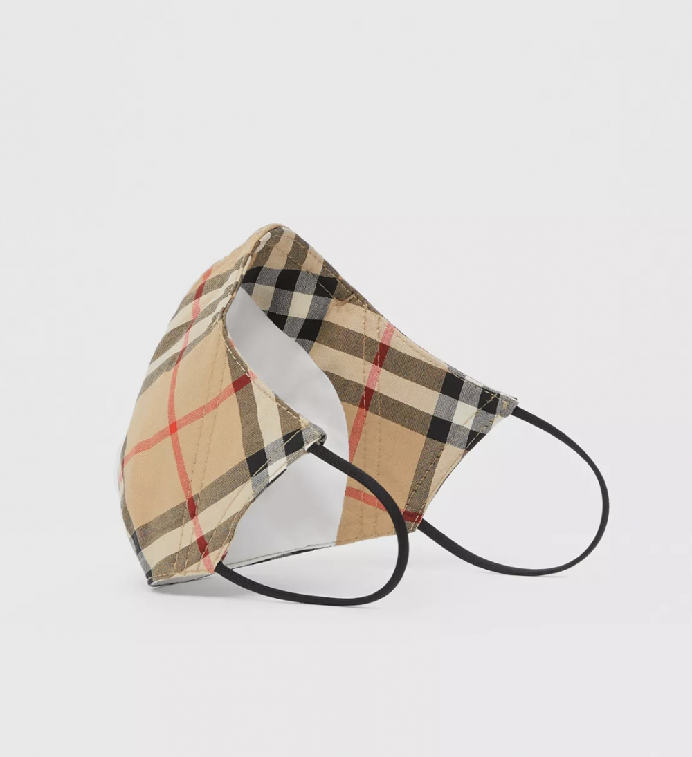 Burberry推出經典格紋口罩 獨家官網開售 香港區上架會否斷貨