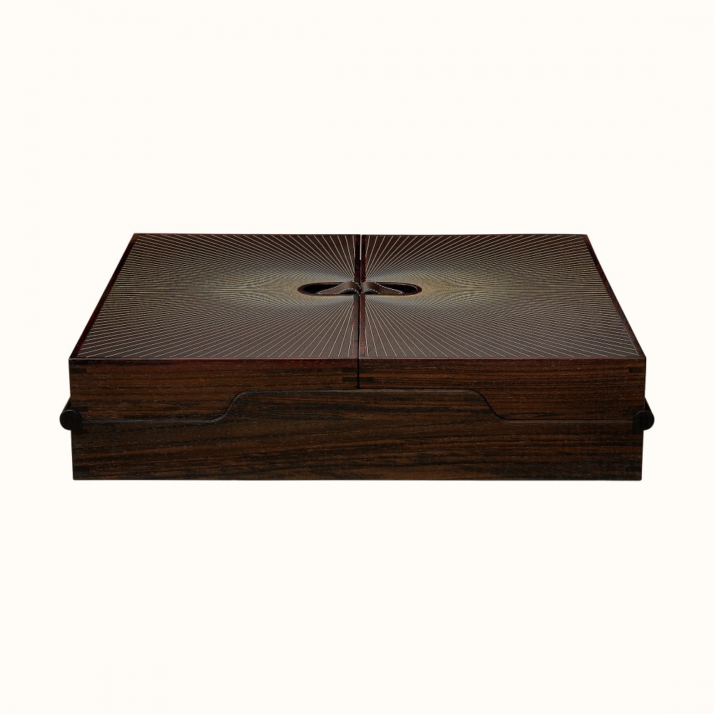 Hermès最奢華的真皮麻雀套裝 最安靜的時尚雀局