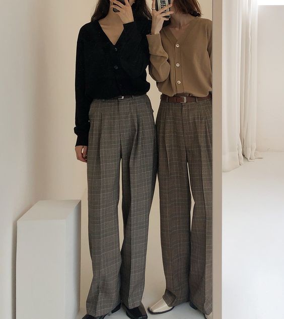 「高腰西褲」穿搭重點 穿出長腿好比例004