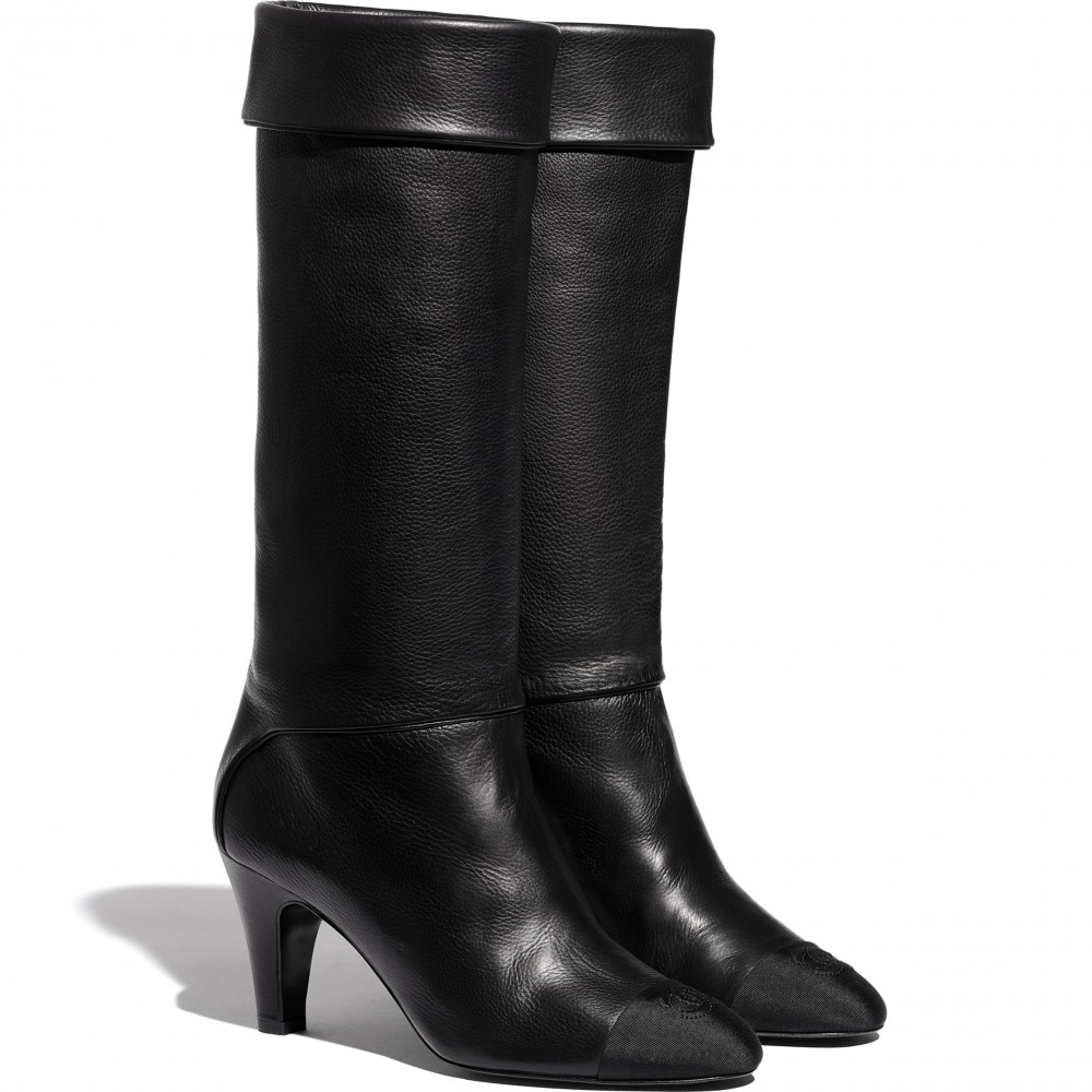 時尚博客都穿上它!百搭CHANEL雙色騎馬靴大熱0009