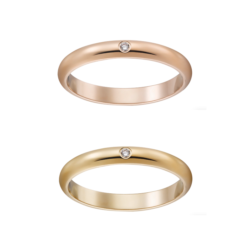 時尚極簡主義-Hermès、Cartier、CHANEL、Tiffany-Co.-入門級結婚戒指