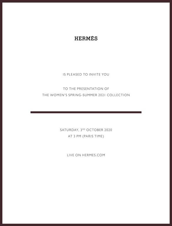 【時裝週線上看】巴黎同步直播:Hermès 2021春夏時裝騷!