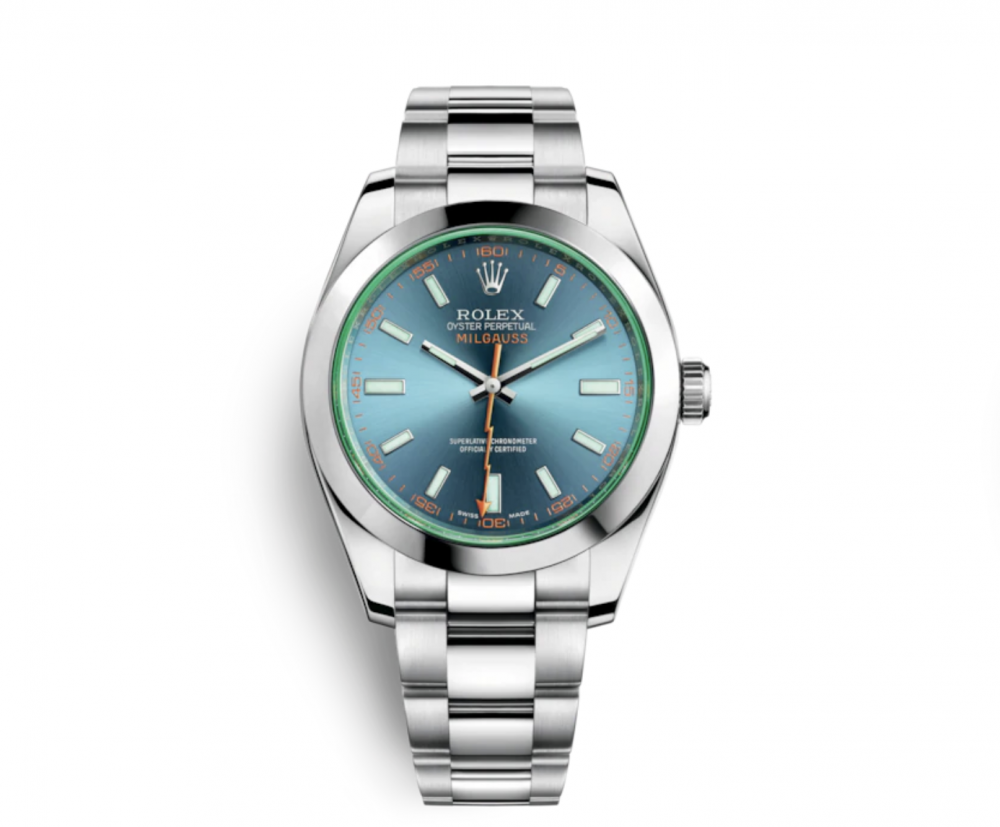 勞力士女錶入門款介紹，女士們入手第1隻Rolex 新手需認識這的10大錶款：Milgauss Ref. 116400 GV