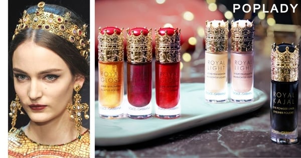 DOLCE&GABBANA BEAUTY絕美皇冠系列超有驚喜，極具收藏價值！網店買1件即送迷你胭脂！